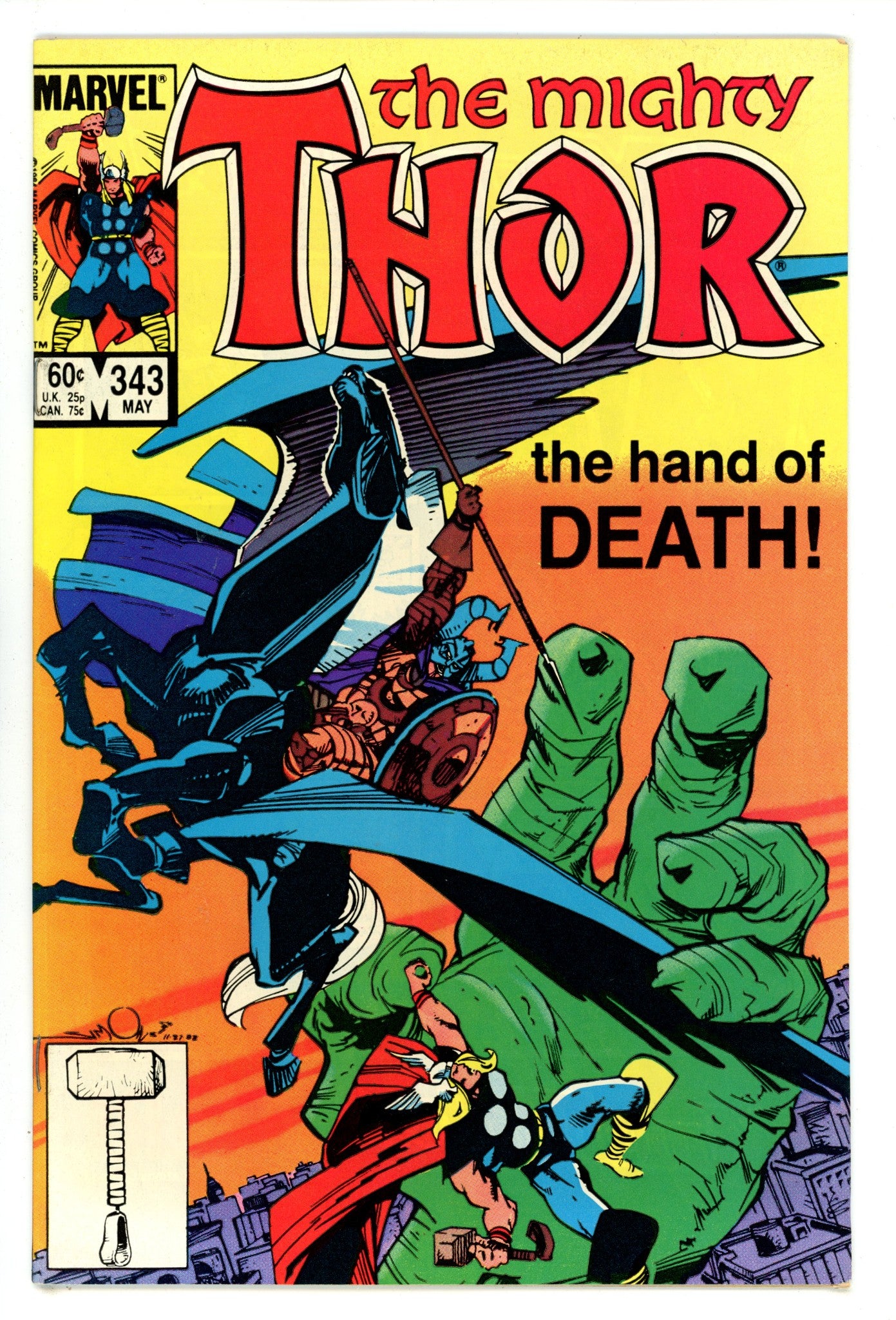 Thor Vol 1 343 High Grade (1984) 