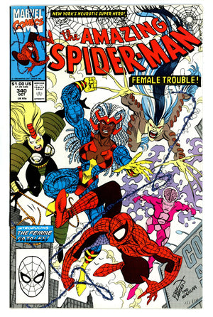The Amazing Spider-Man Vol 1 340 VF+ (8.5) (1990)