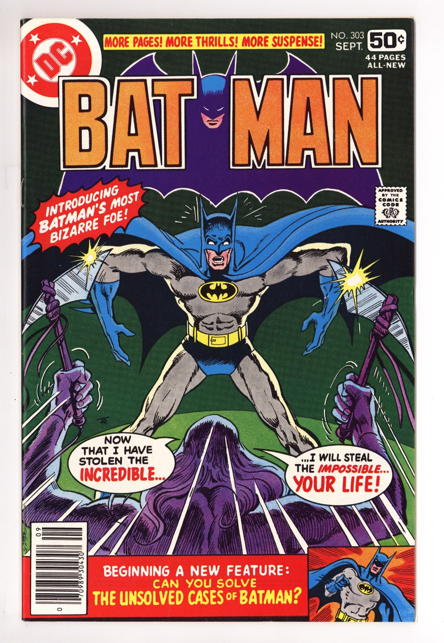 Batman Vol 1 303 VF (8.0) (1978) 