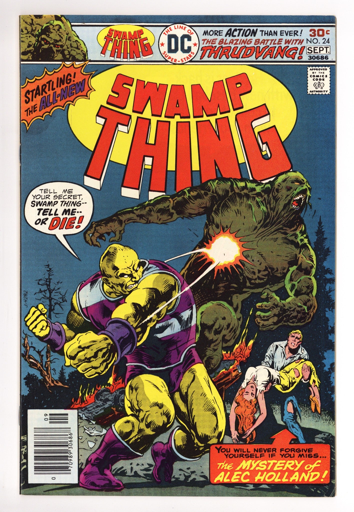 Swamp Thing Vol 1 24 FN+ (6.5) (1976) 