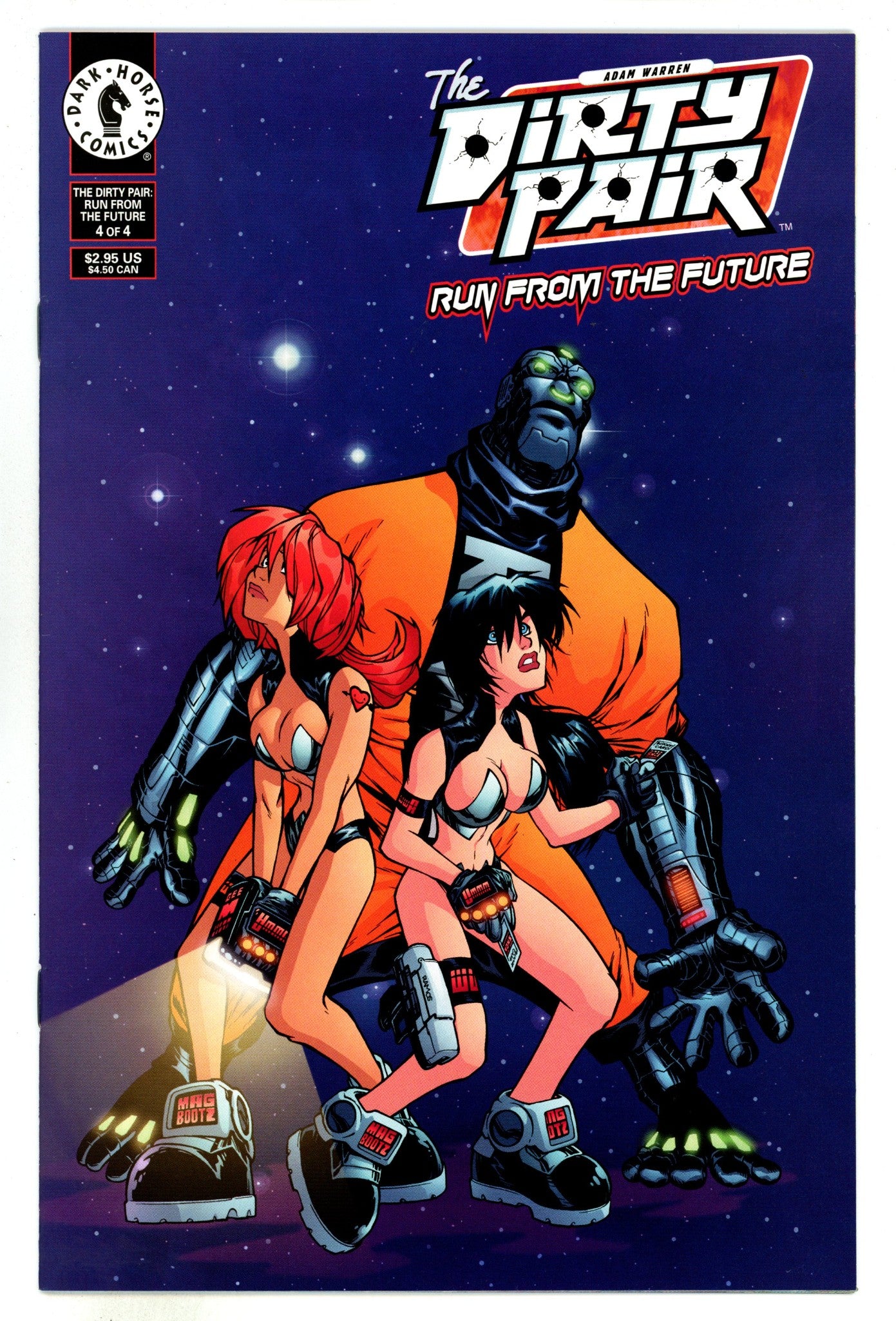 The Dirty Pair: Run from the Future 4 NM- (9.2) (2000) Ramos Variant 