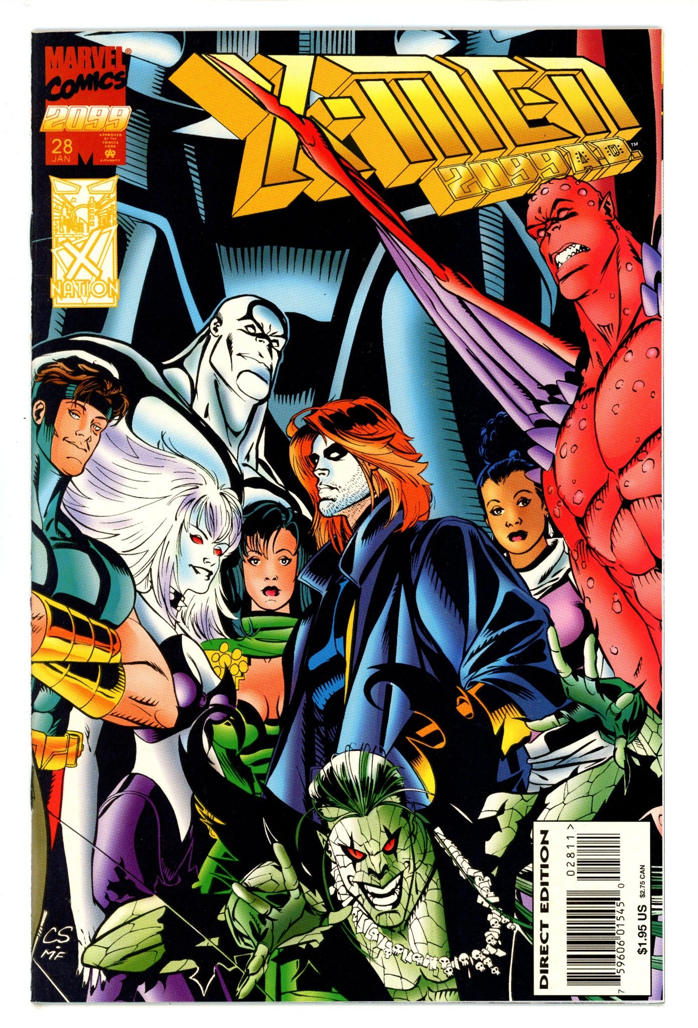 X-Men 2099 28 High Grade (1996) 