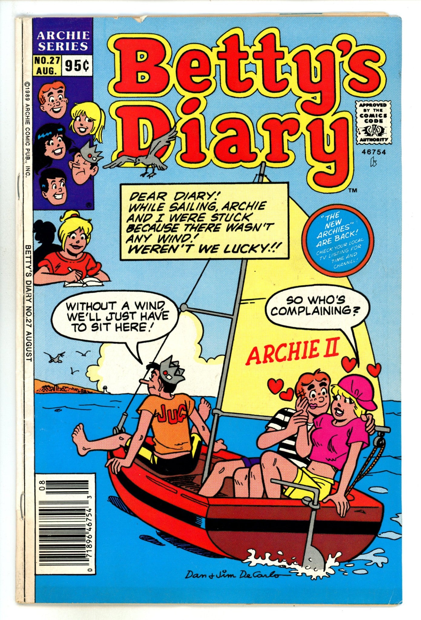 Betty's Diary 27 VG- (3.5) (1989) Newsstand 