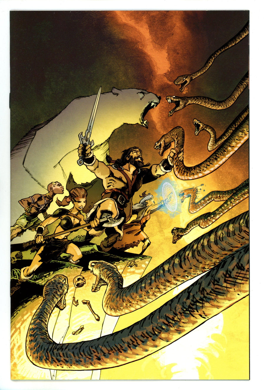 The Mighty Barbarians 1 High Grade (2023) Vatine Virgin Incentive Variant 