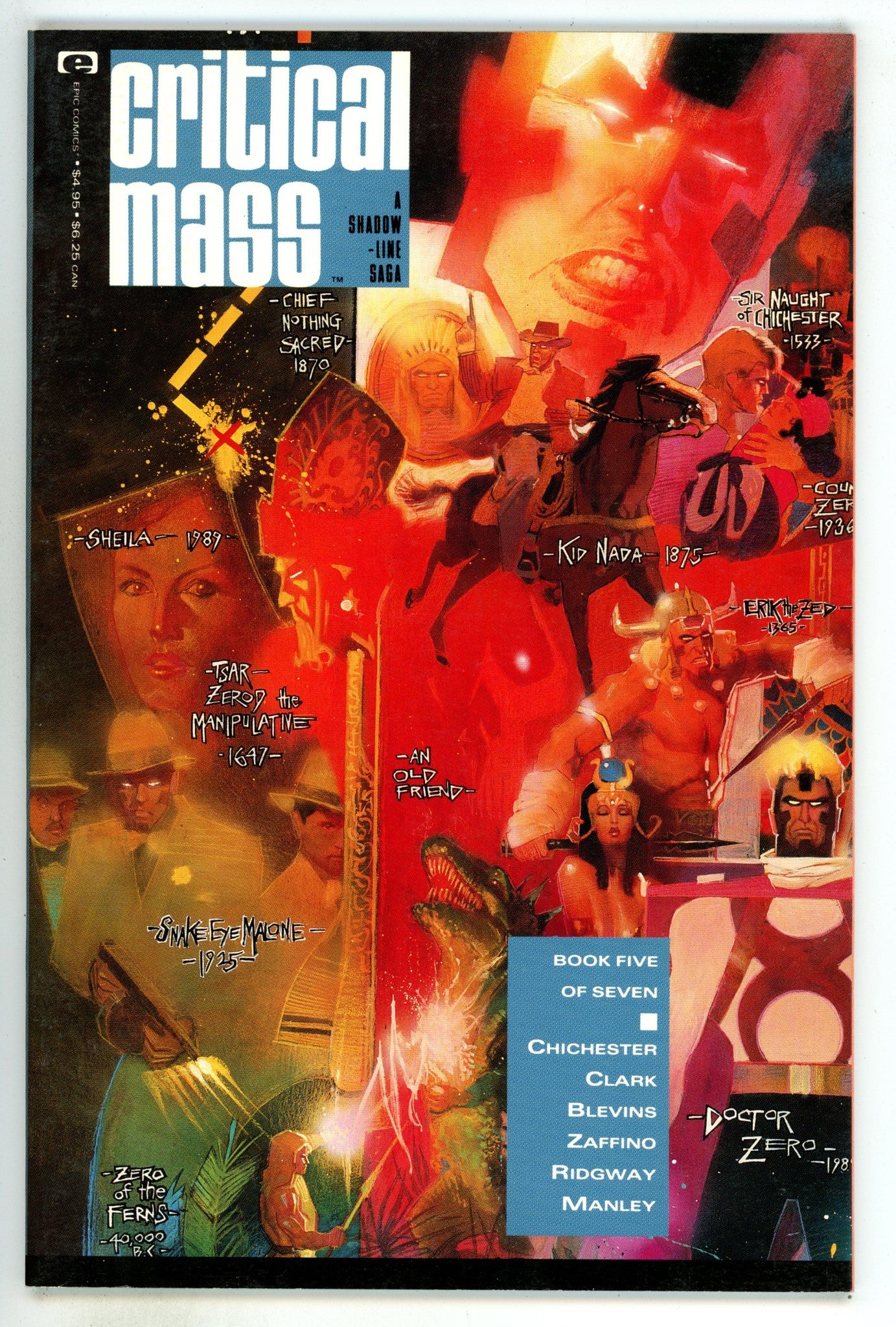 A Shadowline Saga: 'Critical Mass' 5 High Grade (1990) 