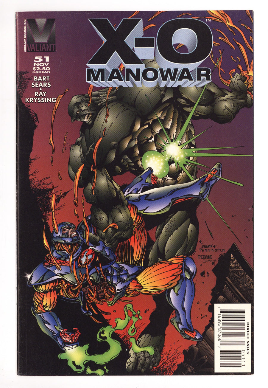 X-O Manowar Vol 1 51 Mid Grade (1995) 