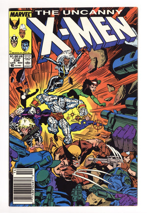 The Uncanny X-Men Vol 1 238  Mid Grade   (1988)   Newsstand
