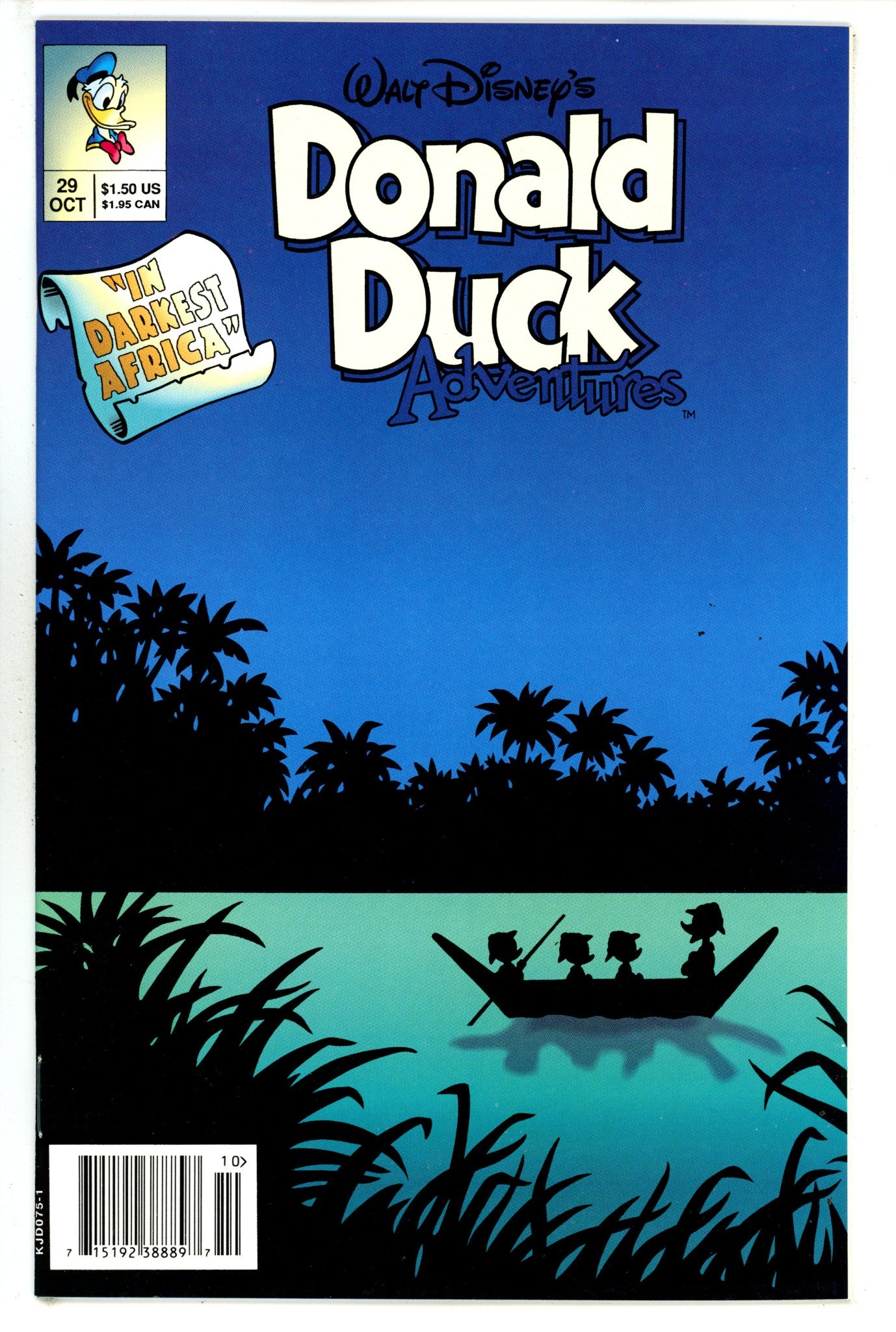 Walt Disney's Donald Duck Adventures Vol 2 29 Newsstand NM- (1992)