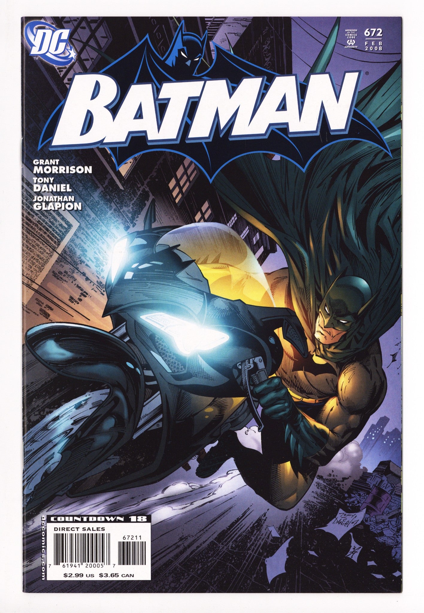 Batman Vol 1 672 High Grade (2008) 