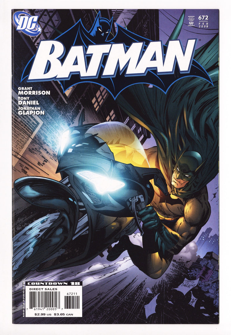 Batman Vol 1 672 High Grade (2008) 