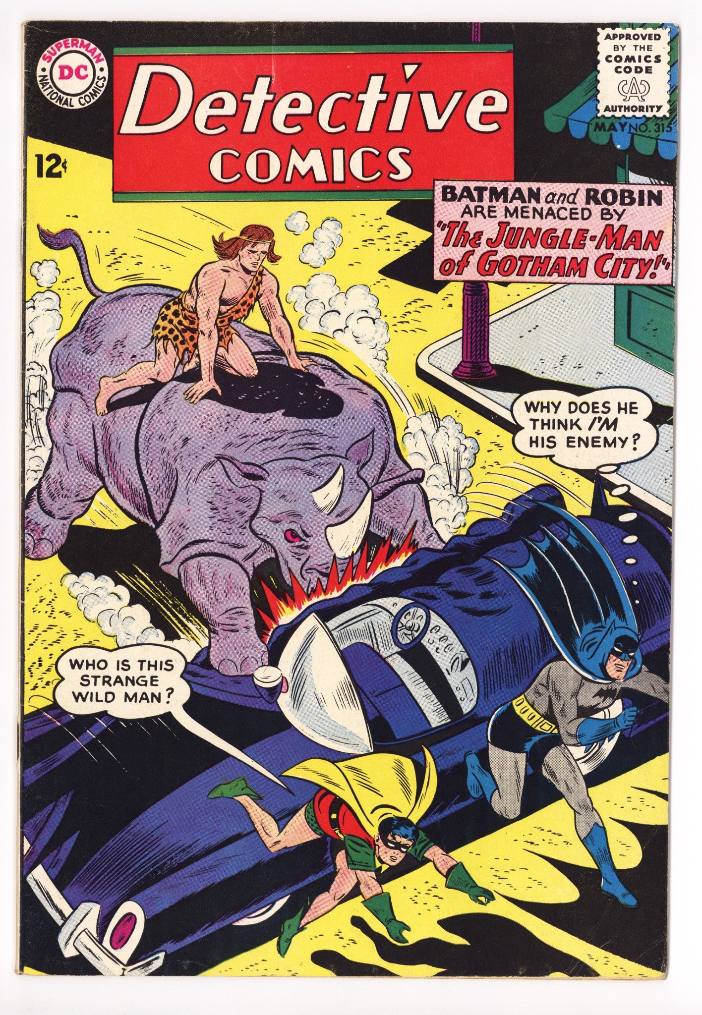Detective Comics Vol 1 315 FN (6.0) (1963) 
