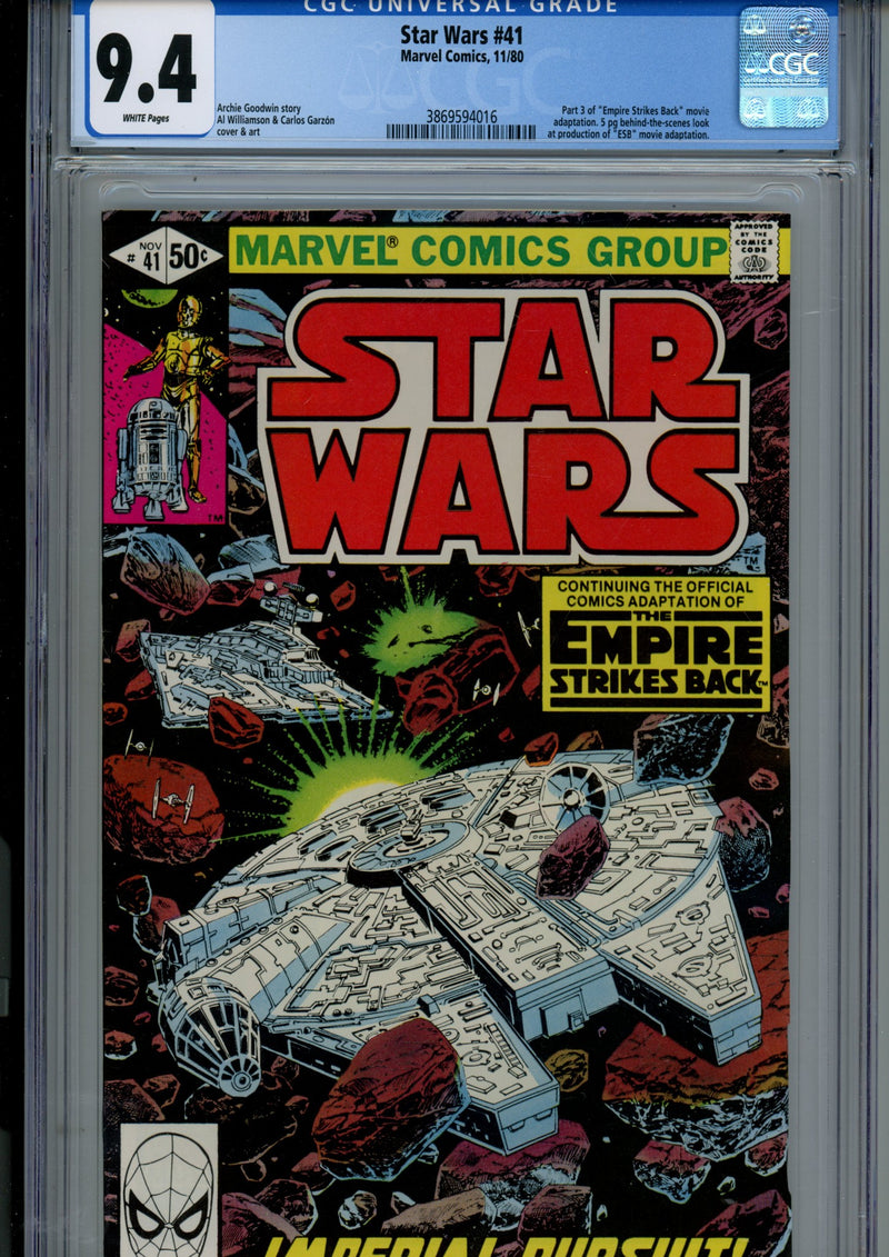 Star Wars Vol 1 41 CGC 9.4 (NM) (1980) 
