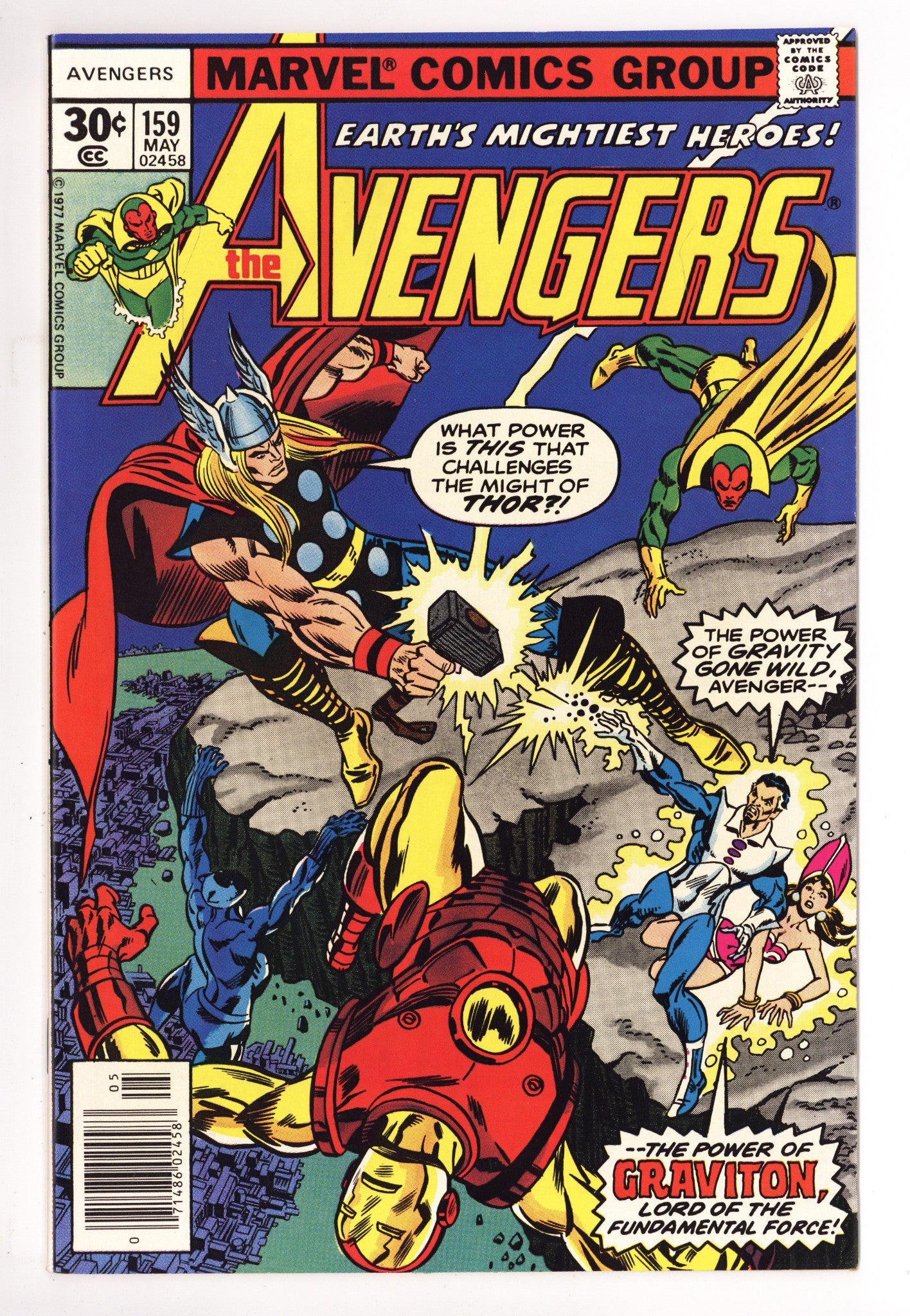 The Avengers Vol 1 159 VF/NM (9.0) (1977) 