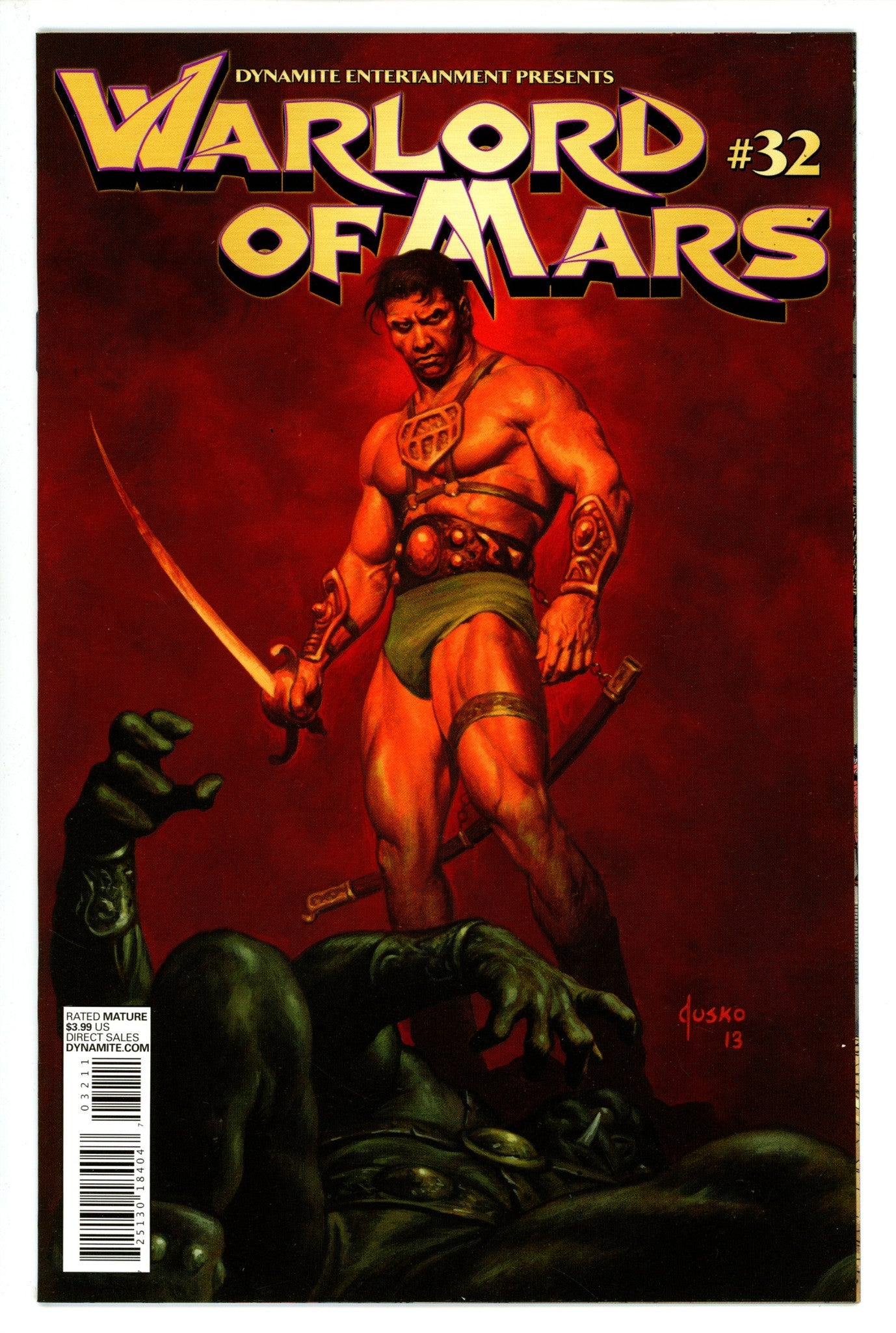 Warlord of Mars 32 NM (9.4) (2014)
