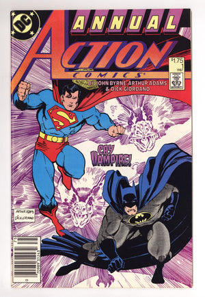 Action Comics Annual Vol 1 1 NM- (9.2) (1987) Canadian Price Variant