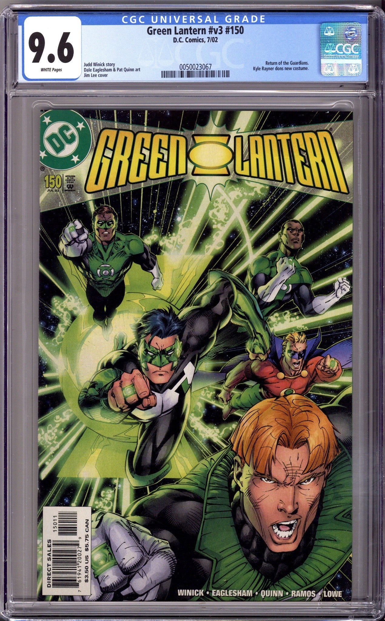 Green Lantern Vol 3 150 CGC 9.6 (NM+) (2002)