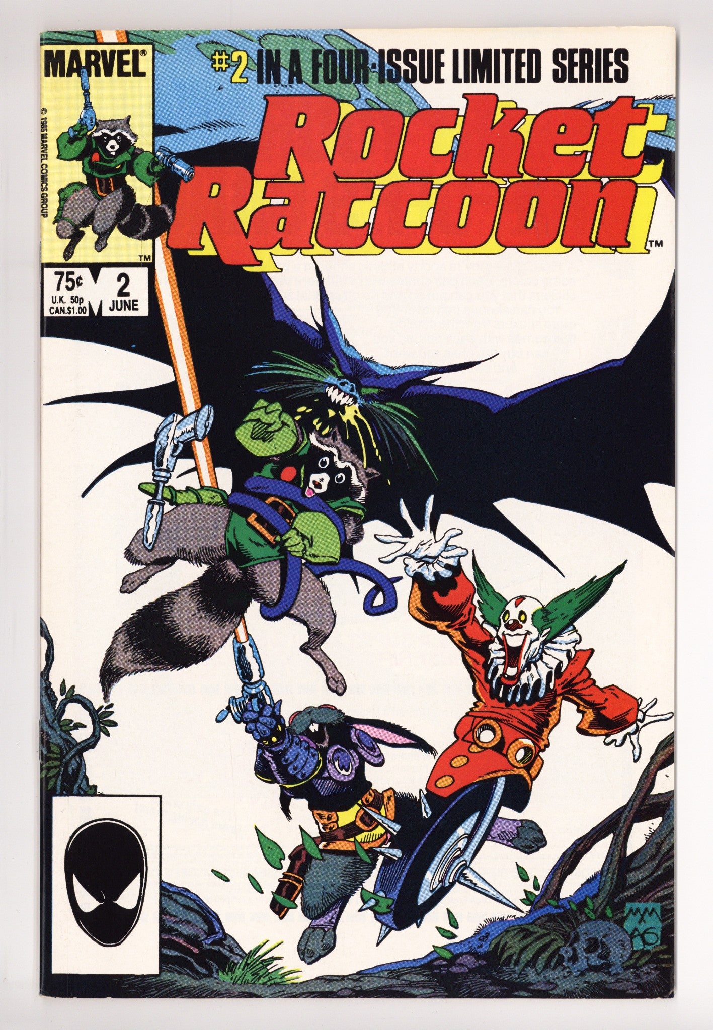 Rocket Raccoon Vol 1 2 VF+ (8.5) (1985) 