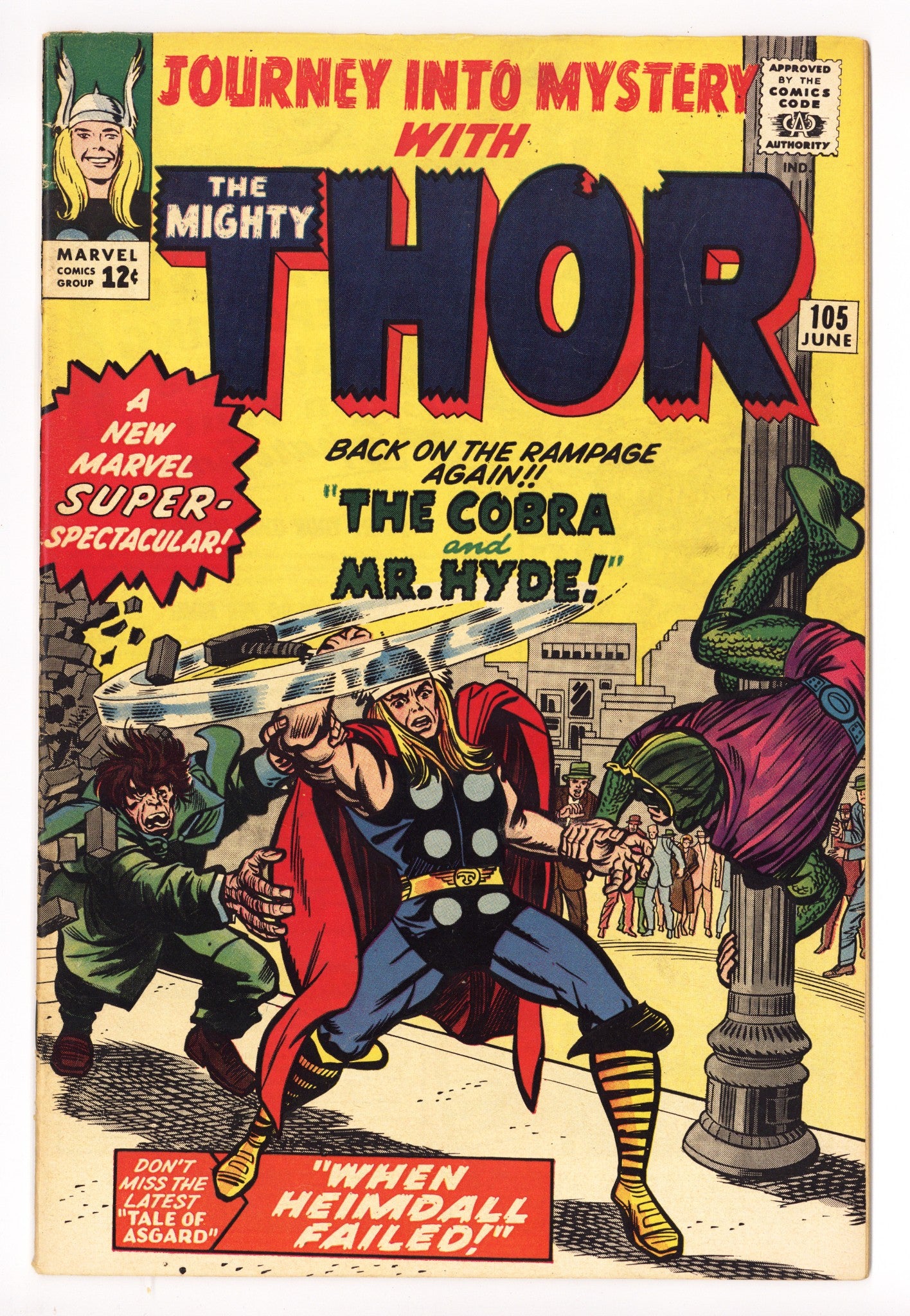 Journey into Mystery Vol 1 105 FN/VF (7.0) (1964) 