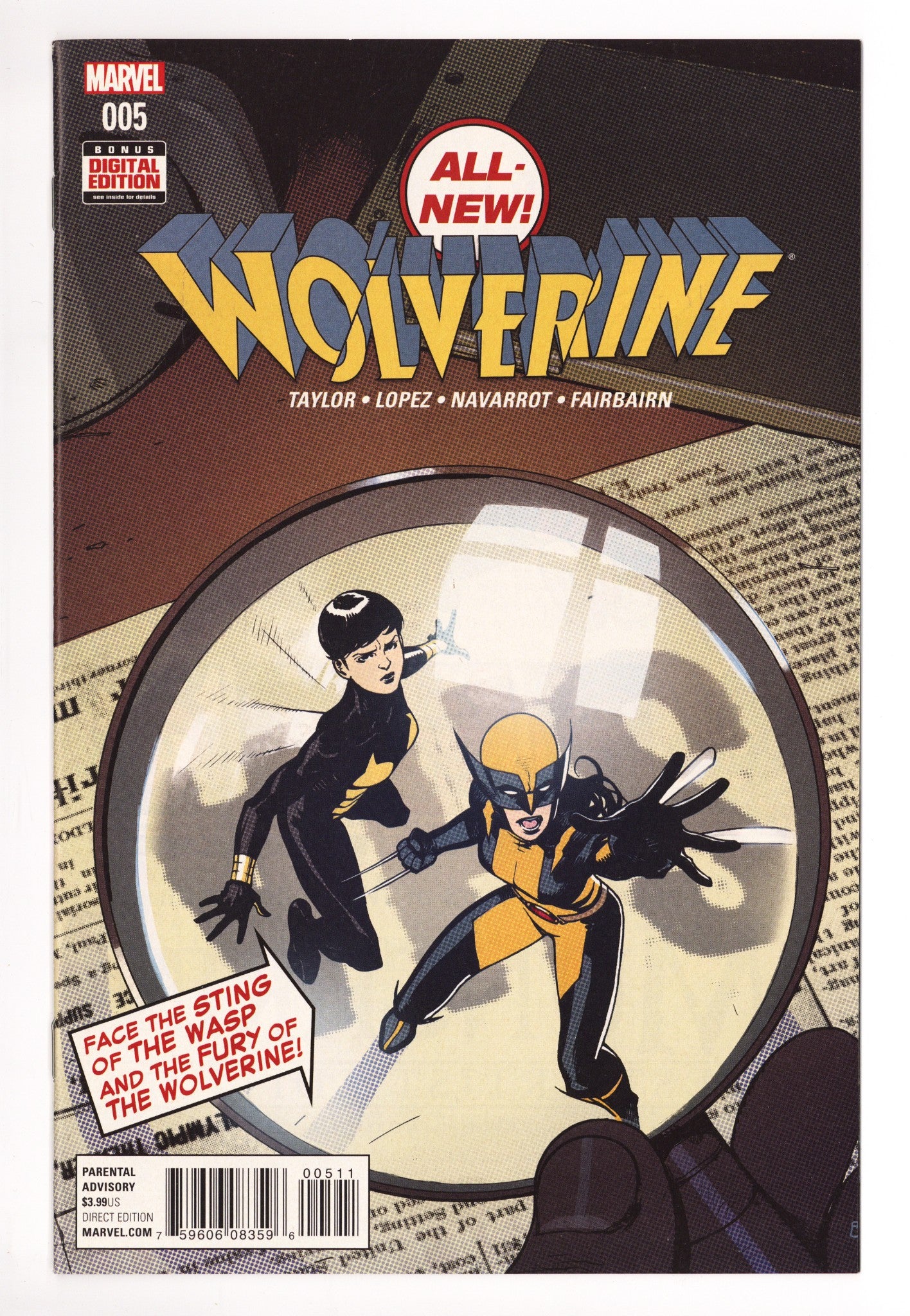 All-New Wolverine 5 High Grade (2016) 
