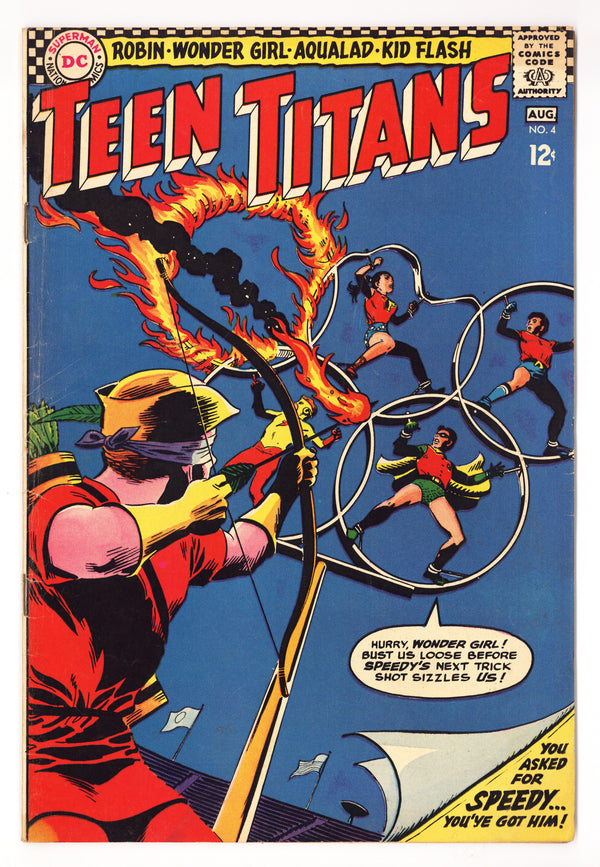 Teen Titans Vol 1 4 VG+ (4.5) (1966)