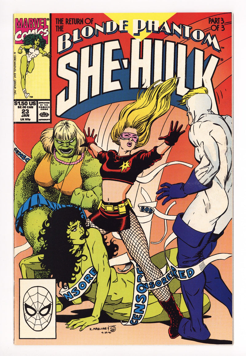 The Sensational She-Hulk 23 VF- (7.5) (1991) 
