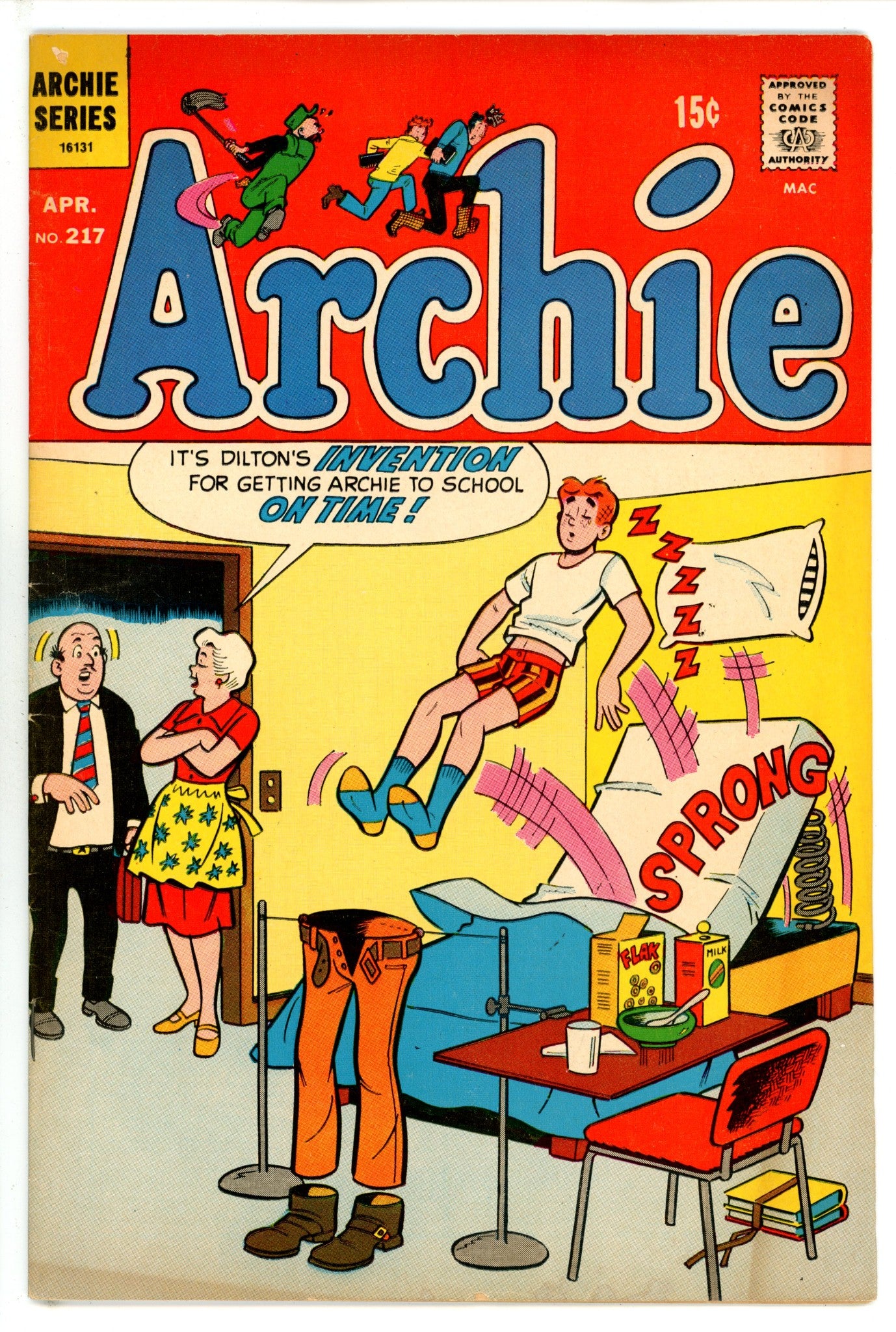 Archie Vol 1 217 VG+ (1972)
