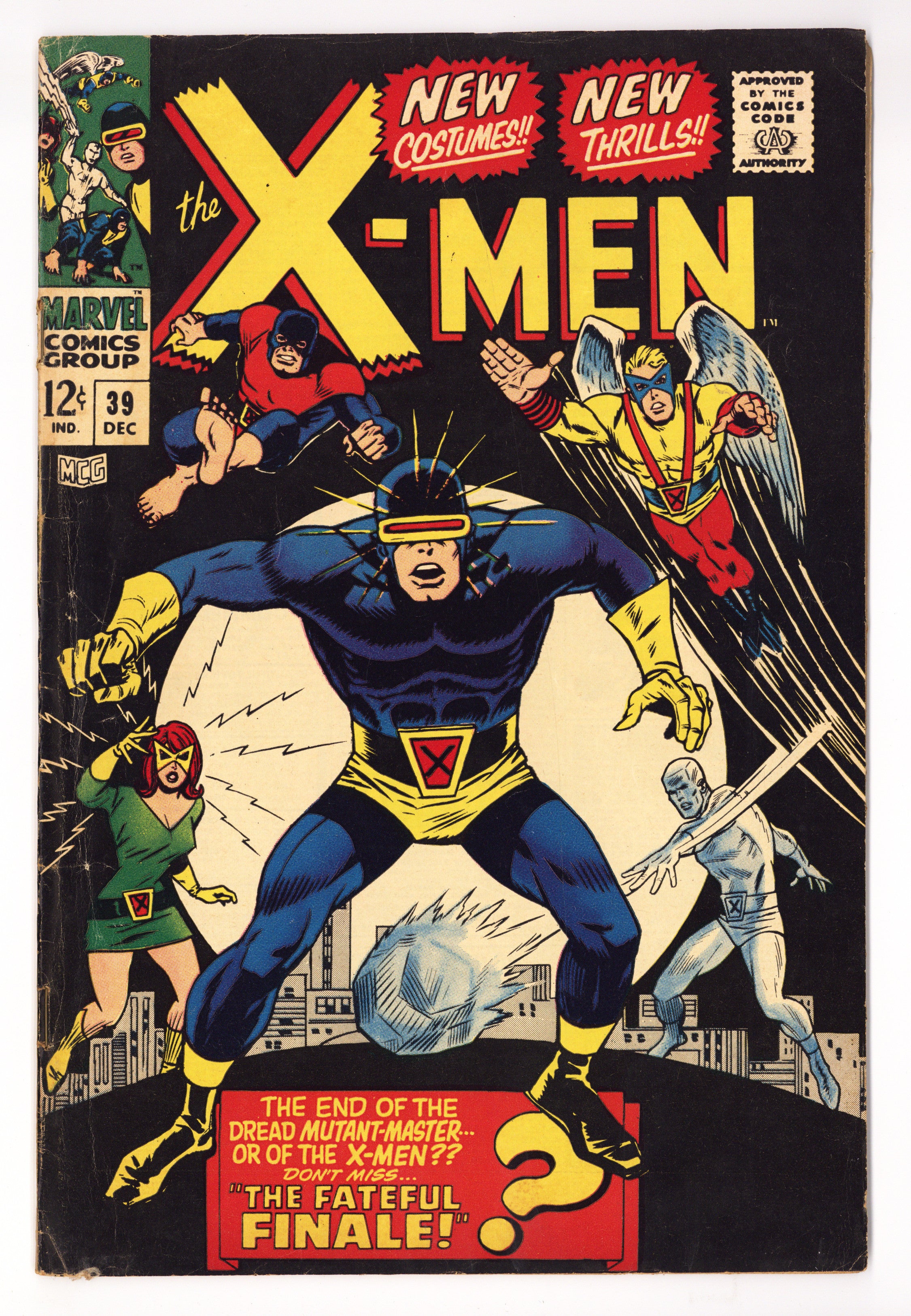 The X-Men Vol 1 39  VG/FN (5.0)   (1967)        