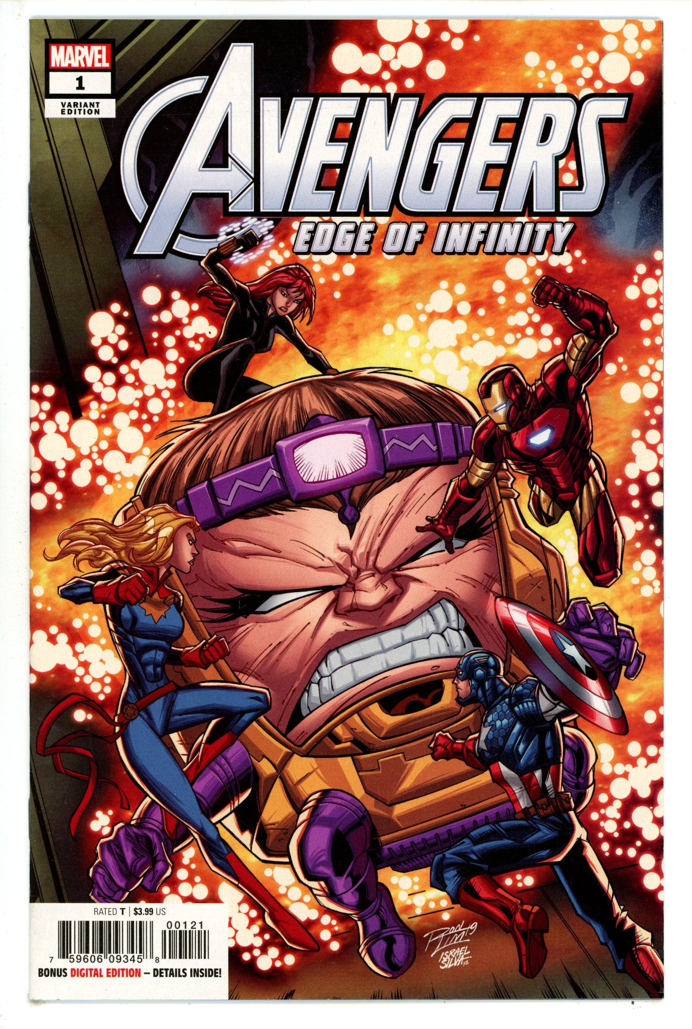 Avengers: Edge of Infinity 1 High Grade (2019) Lim Variant 
