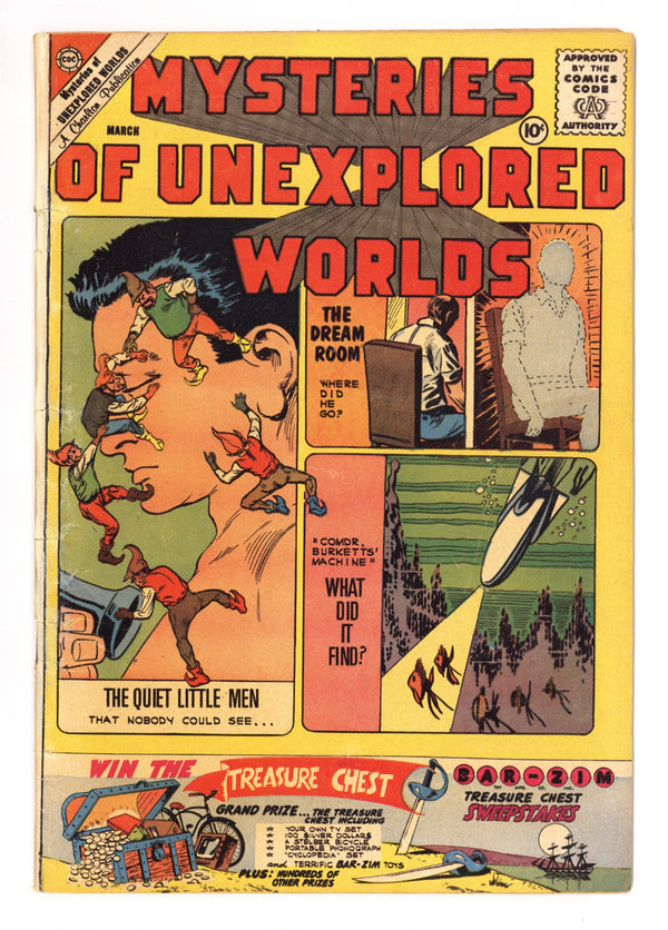 Mysteries of Unexplored Worlds 23 GD/VG (3.0) Tape (1961)