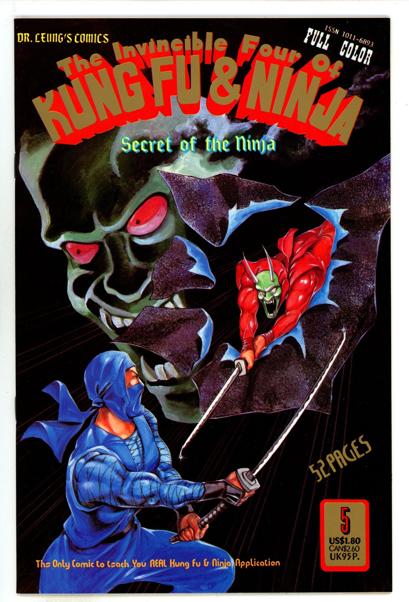 The Invincible Four of Kung Fu & Ninja 5 Mid Grade (1989) 