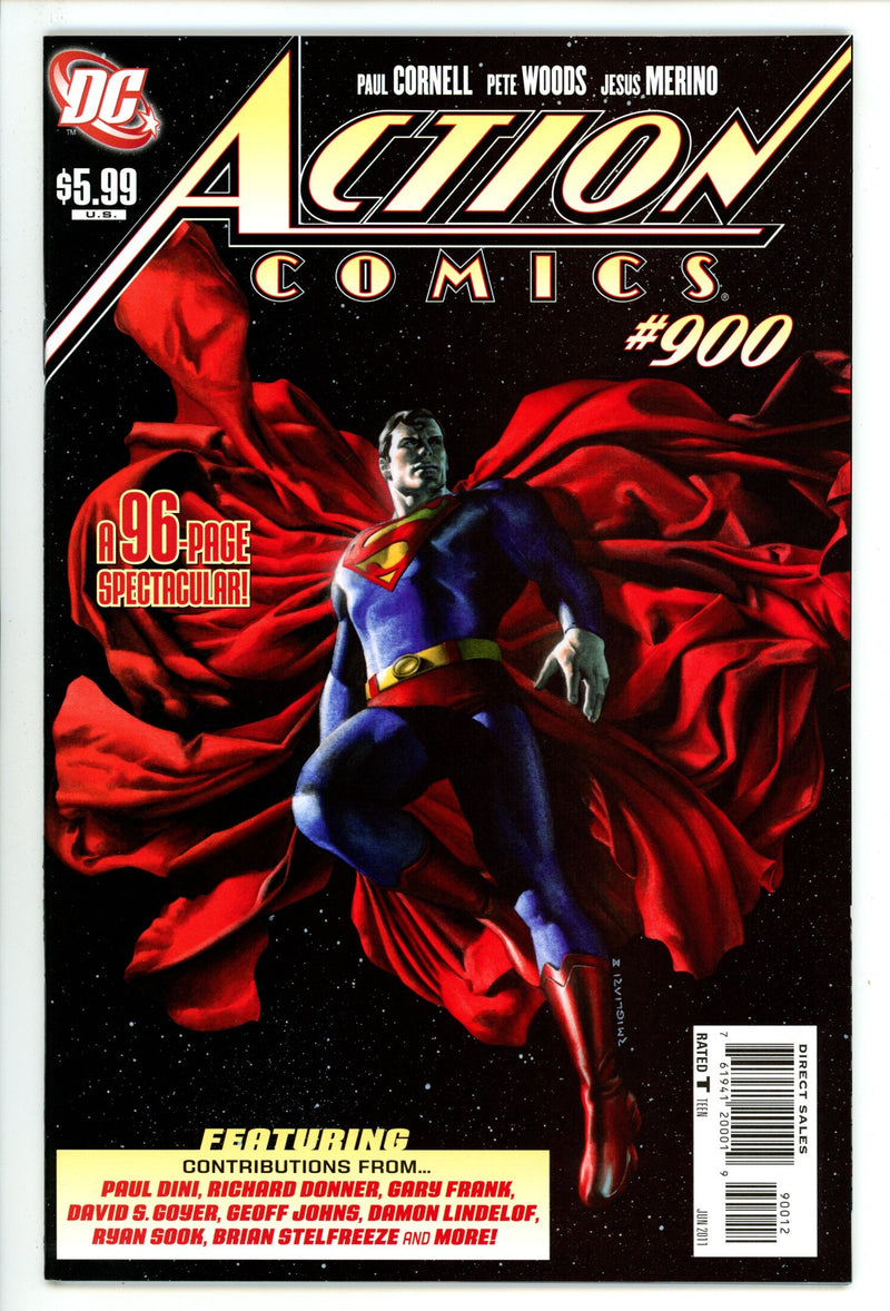 Action Comics Vol 1 900 NM- (9.2) (2011) 2nd Print 