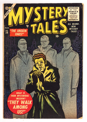 Mystery Tales 39 VG- (3.5) (1956)