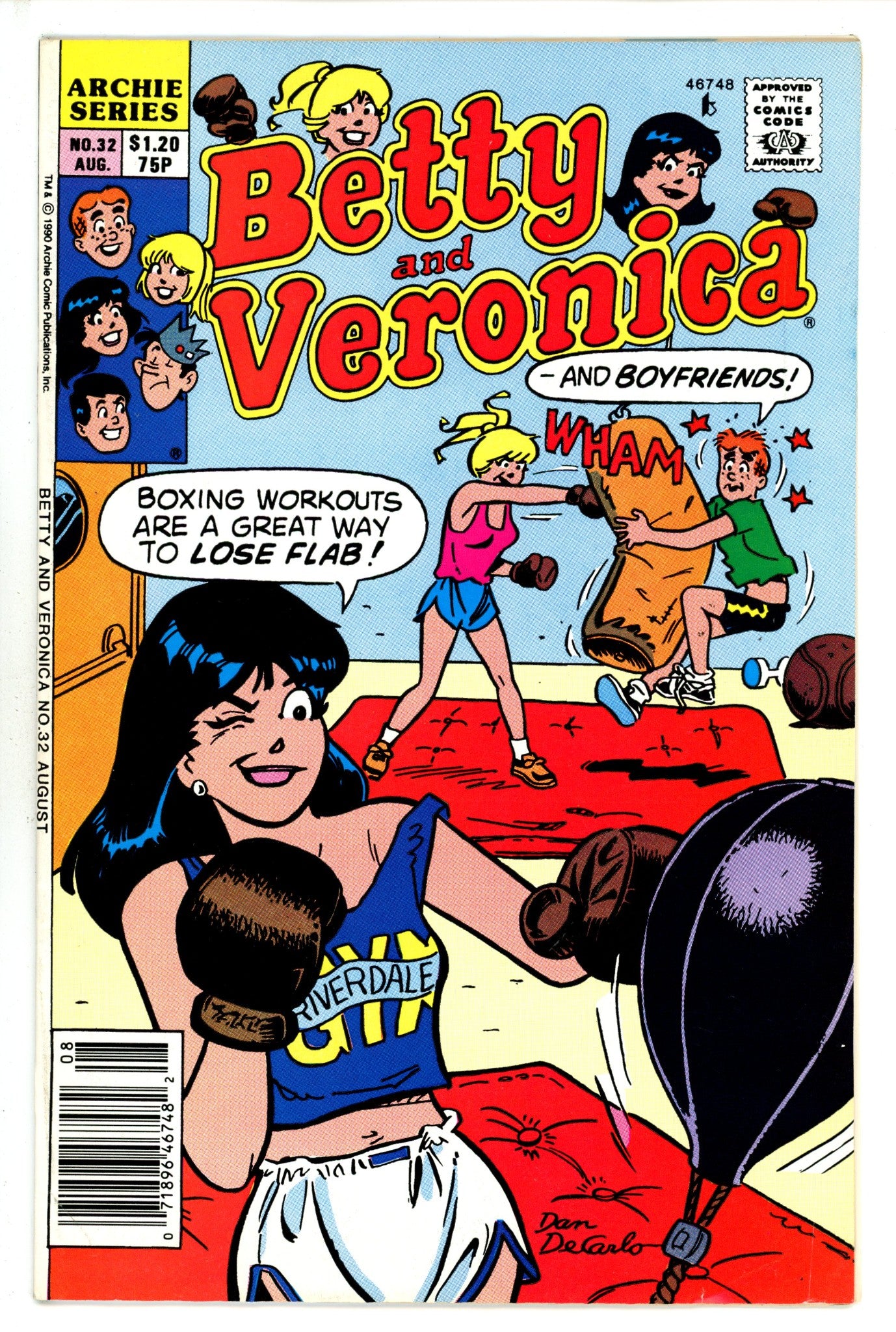 Betty and Veronica Vol 1 32 Canadian Variant FN (1990)