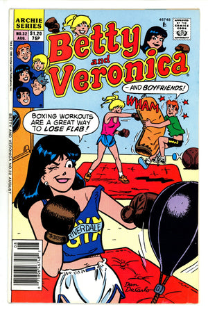 Betty and Veronica Vol 1 32 Canadian Variant FN (1990)