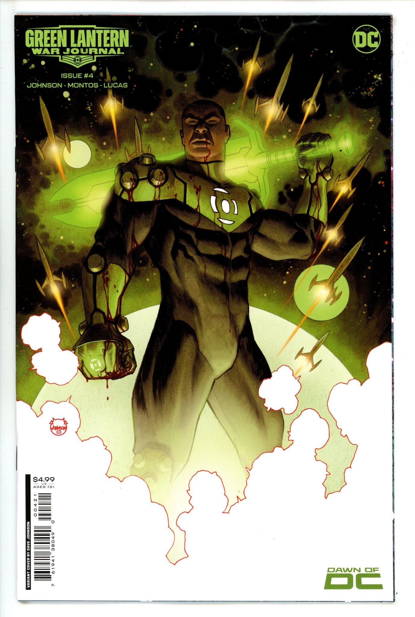 Green Lantern War Journal 4 Johnson Variant (2023)