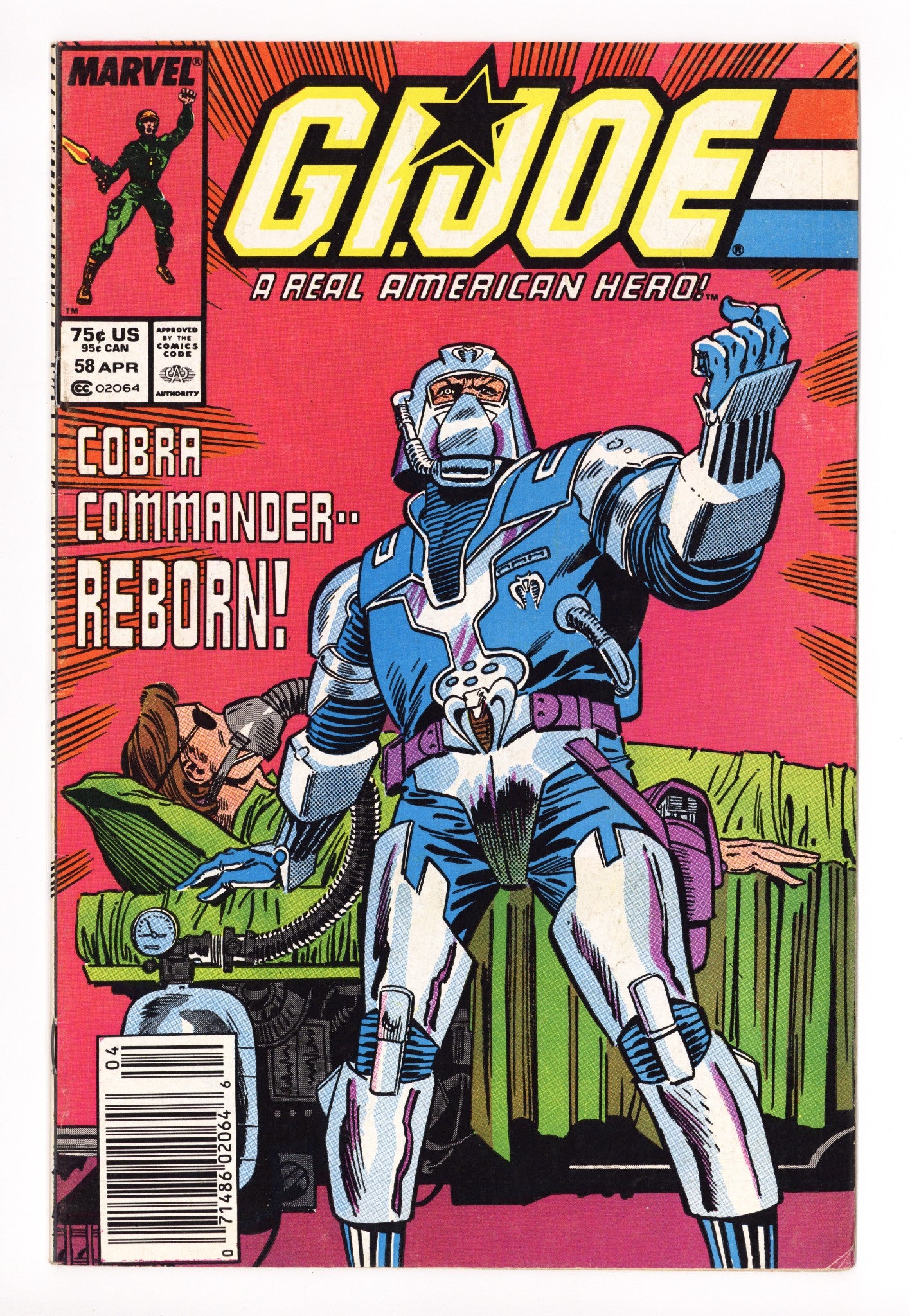 G.I. Joe, A Real American Hero 58 Mid Grade (1987) Newsstand 