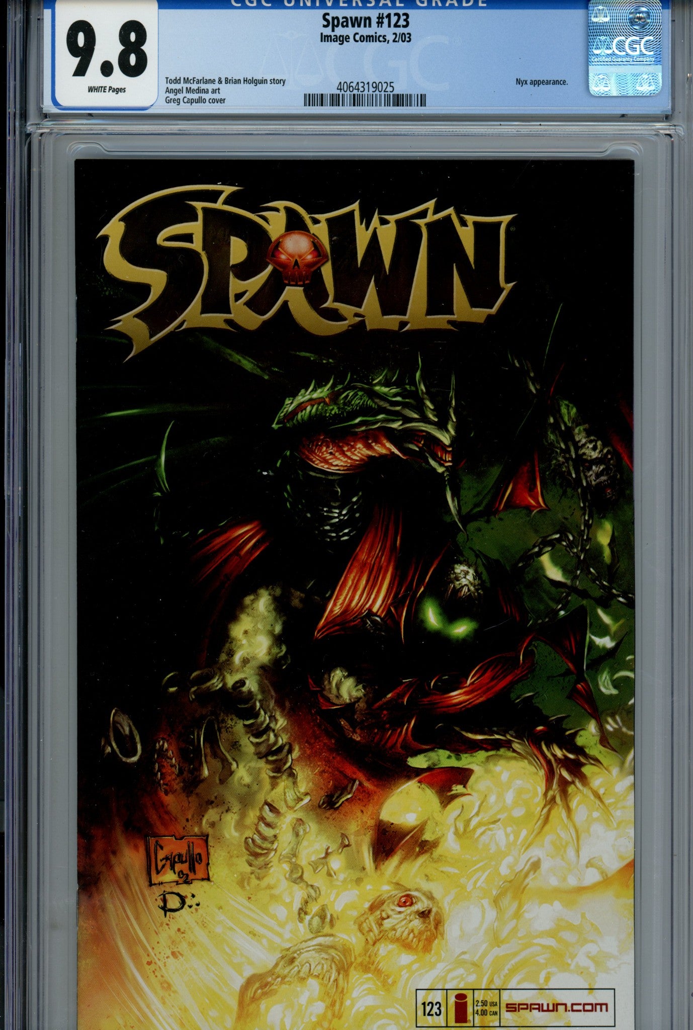 Spawn 123 CGC 9.8 (NM/M) (2003) 