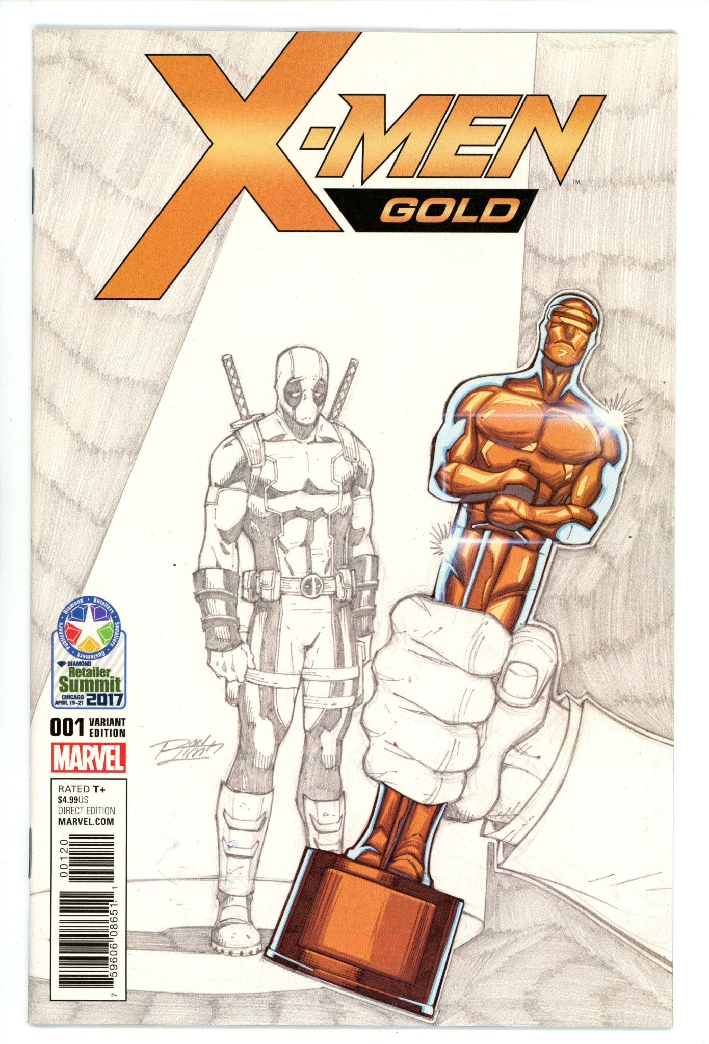 X-Men: Gold Vol 2 1 High Grade (2017) Lim Diamond Retailer Summit Exclusive Variant 