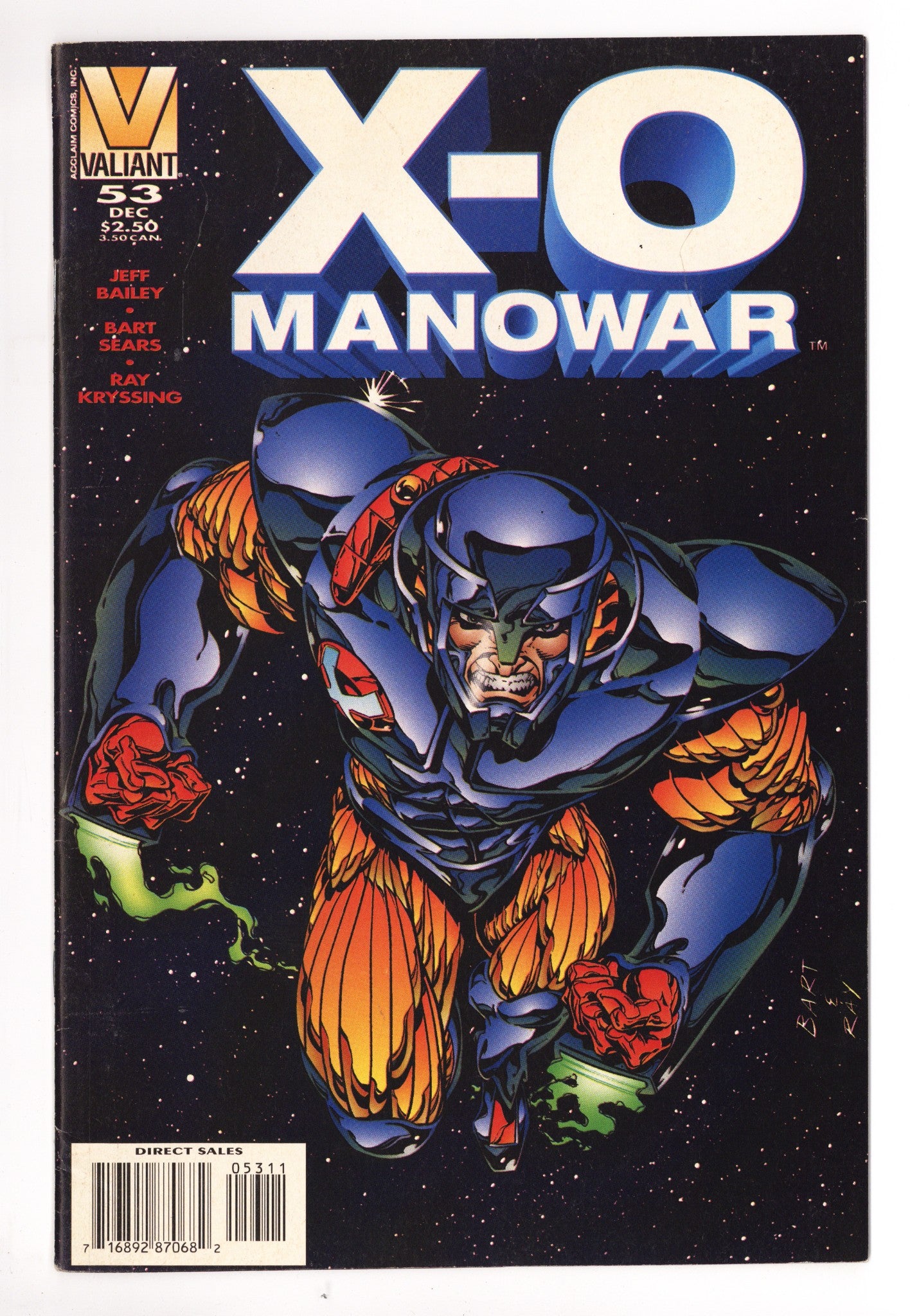 X-O Manowar Vol 1 53 Mid Grade (1995) 