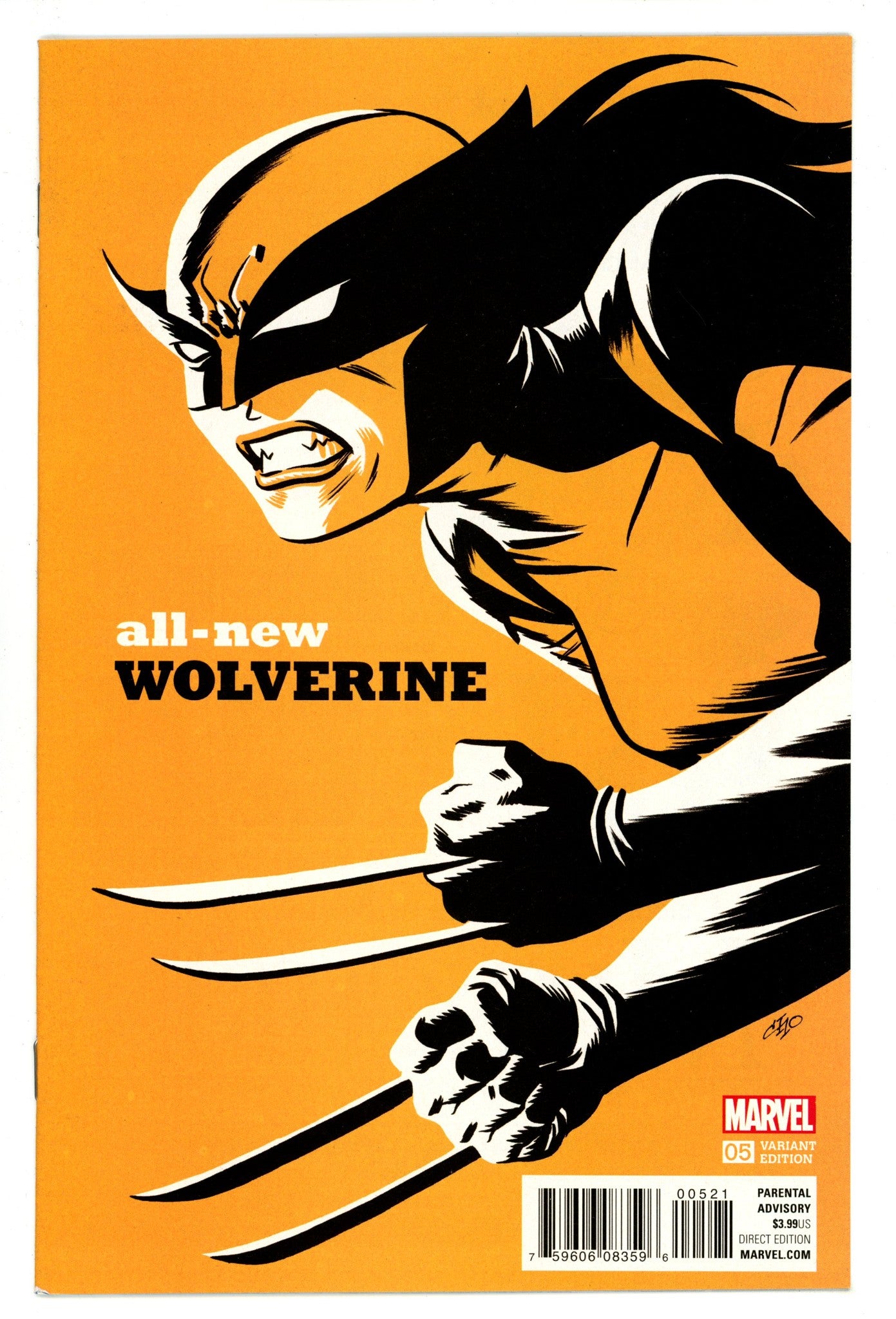 All-New Wolverine 5 NM- (9.2) (2016) Cho Incentive Variant 