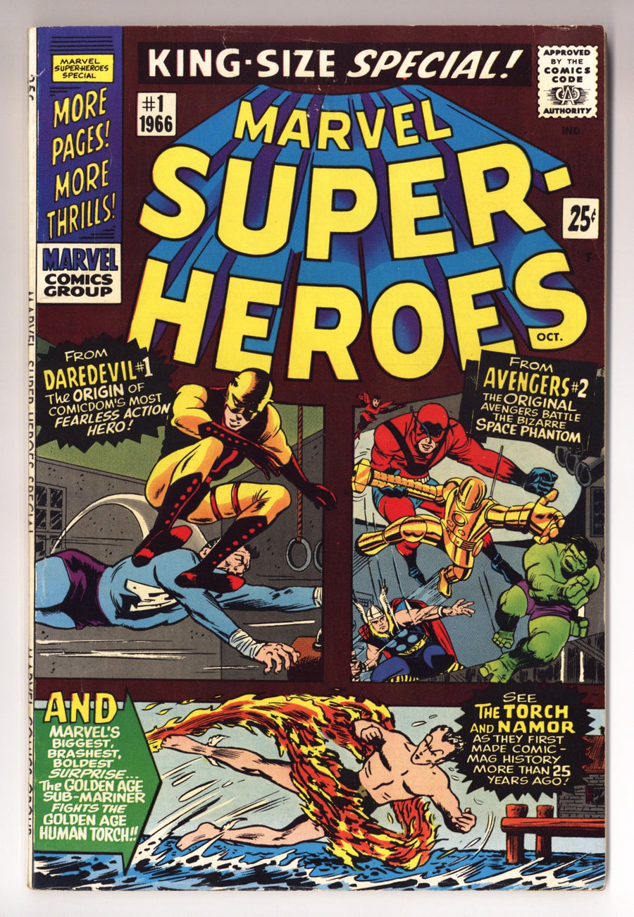 Marvel Super Heroes 1 FN- (5.5) (1966) 