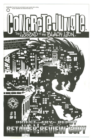 Concrete Jungle: The Legend of the Black Lion Retailer Review 1 FN/VF (7.0) (1998)