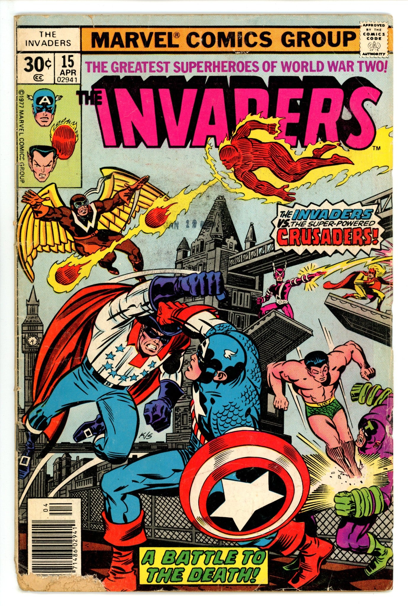 The Invaders Vol 1 15 GD (1977)