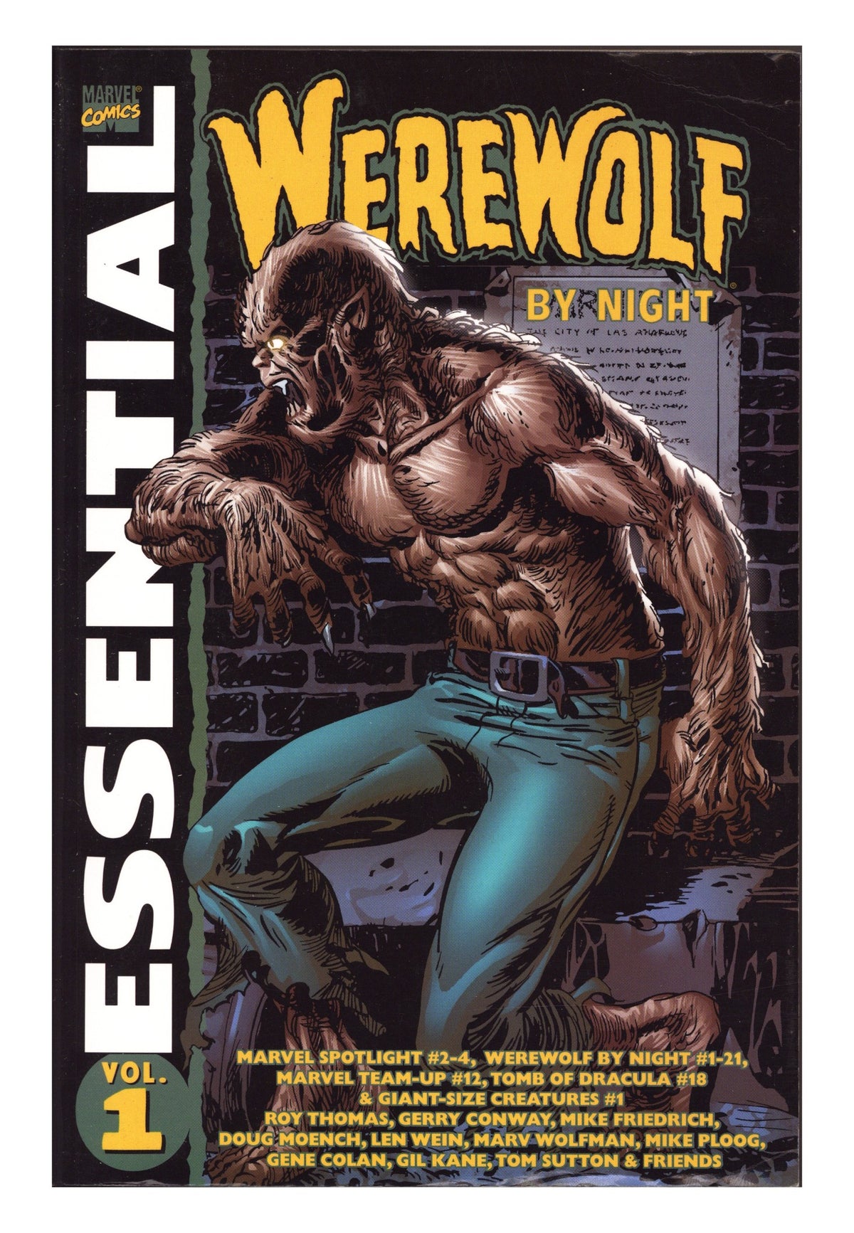 Essential Werewolf by Night TPB Vol 1 Low Grade Ma | CaptCan Comics ...