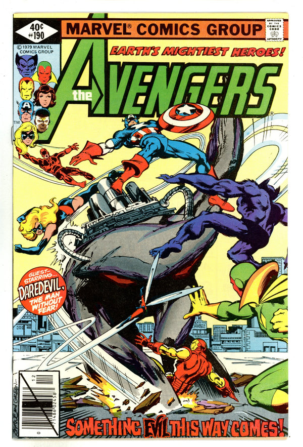 The Avengers Vol 1 190 VF/NM (9.0) (1979)