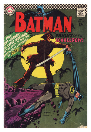 Batman Vol 1 189 GD/VG (3.0) Staple Added (1967)