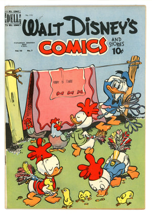 Walt Disney's Comics and Stories Vol 10 7 (115) VF (8.0) (1950) Canadian Edition 