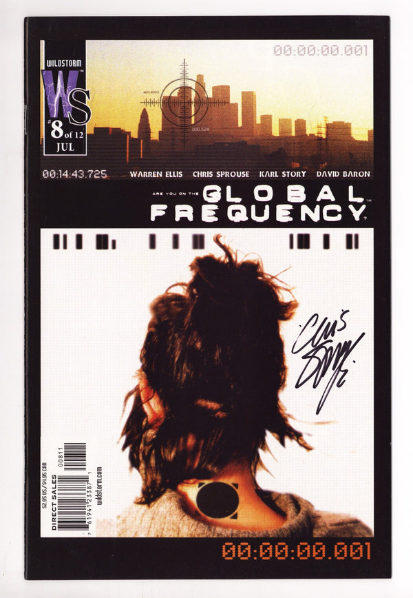 Global Frequency 8 High Grade (2003) Signed x1 Cover Chris Sprouse