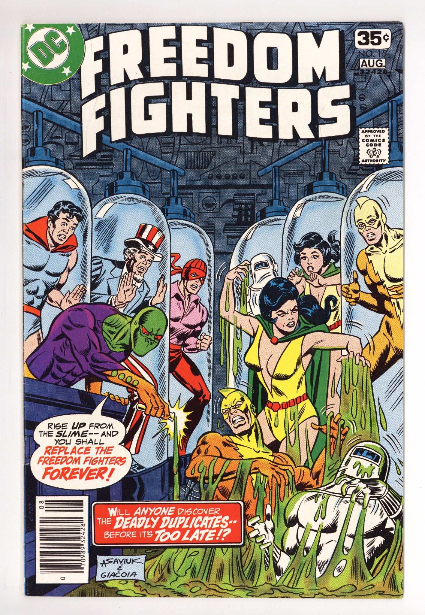 Freedom Fighters Vol 1 15 Mid Grade (1978) 