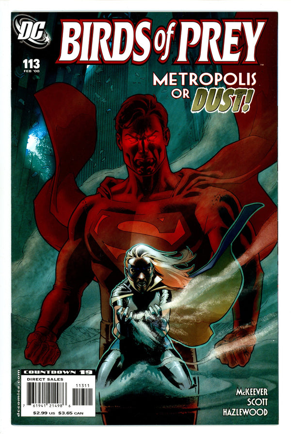 Birds of Prey Vol 1 113 High Grade (2008)